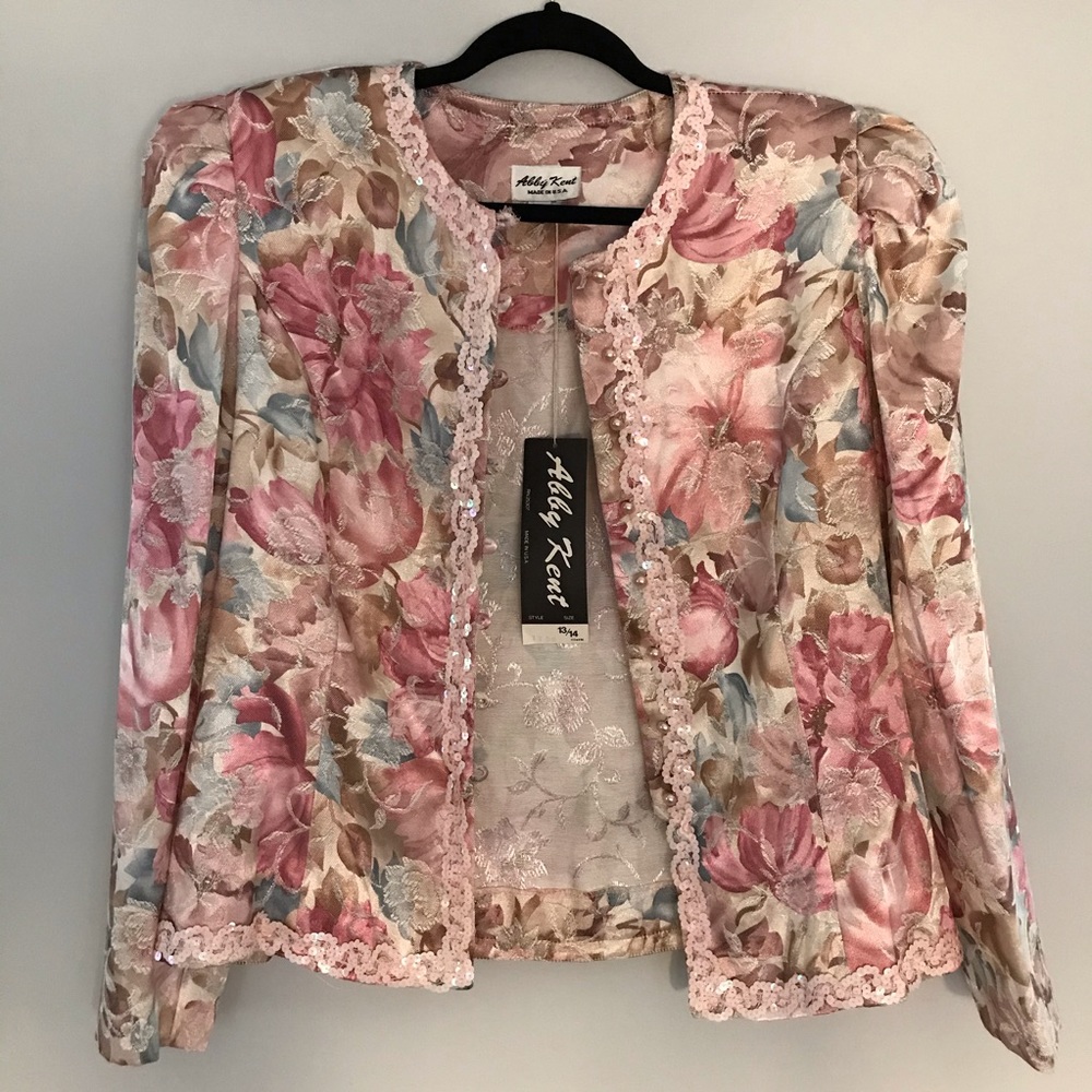 Abby Kent vintage floral jacket